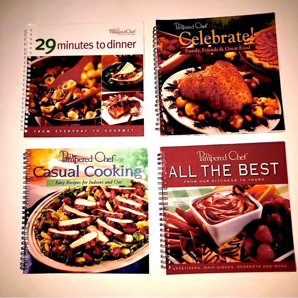 The Pampered Chef Cookbooks - Bundle of 4 Cookbooks